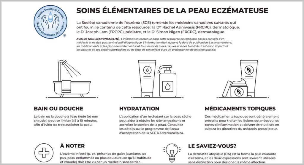 Téléchargez des ressources pour les patients comme notre guide Soins de l'eczéma 