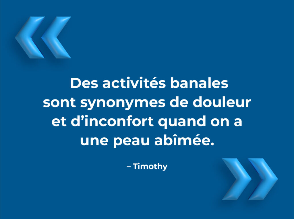 Racontez votre histoire – l’histoire de Timothy